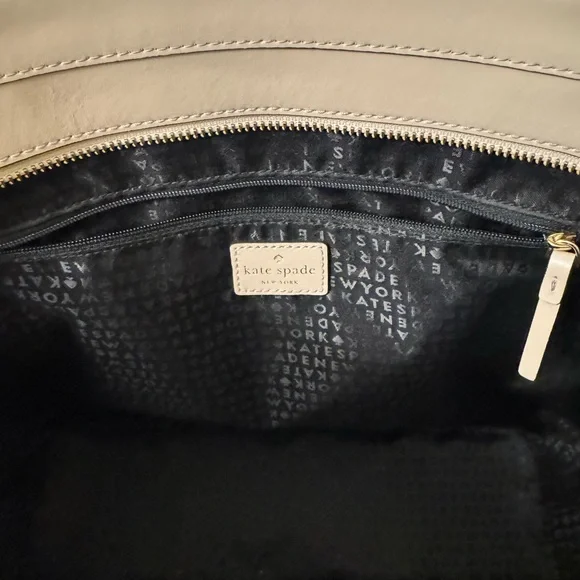 Kate Spade Tan and Black Structured Tote - Picture 4 of 9